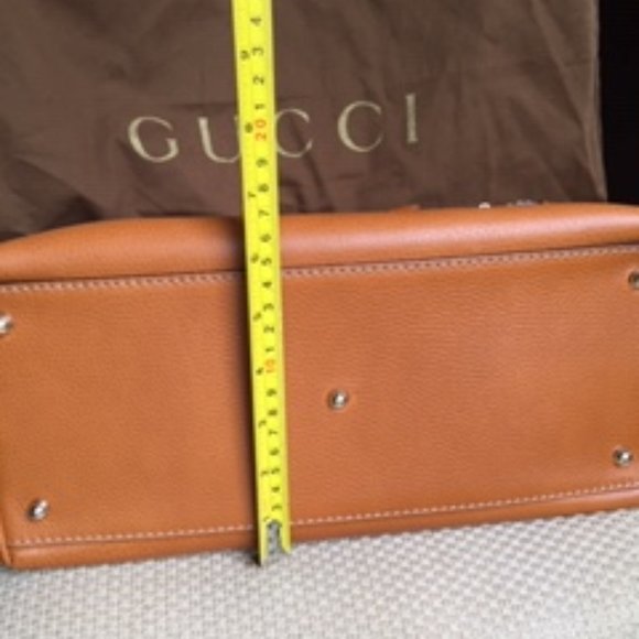 GUCCI Italian leather bag - Tan - Picture 10 of 15